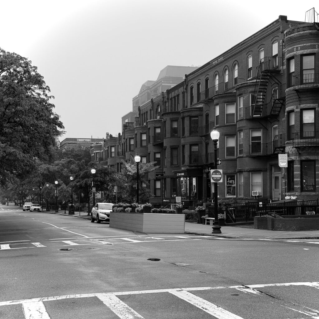 Street View of New York Urban Commercial Real Estate